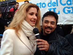 Adriana Volpe, la presentatrice